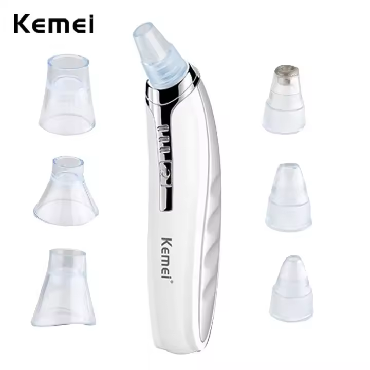 Kemei-limpiador eléctrico portátil de poros, máquina de belleza para el cuidado de la piel, elimina espinillas y acné, KM-1868 - 1