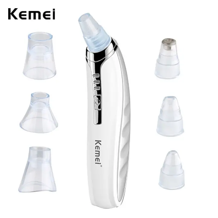 Kemei-limpiador eléctrico portátil de poros, máquina de belleza para el cuidado de la piel, elimina espinillas y acné, KM-1868 - 1