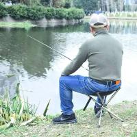 Silla de camping multifuncional para pesca triangular pequeña al aire libre, taburete plegable, silla de parque para necesidades diarias del hogar - details 8
