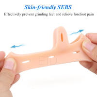 EiD 2-insertos de Gel de silicona para piezas, almohadilla correctora de Hallux Valgus, separador de dedos de los pies, almohadillas de silicona para el antepié, insertos ortopédicos para dedos grandes - details 18
