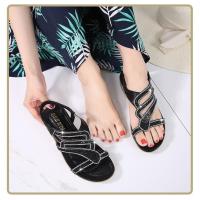 Sandalias de Mujer Primavera 2025 Estilo Boho con Mini Abanico y Cristales - details 20