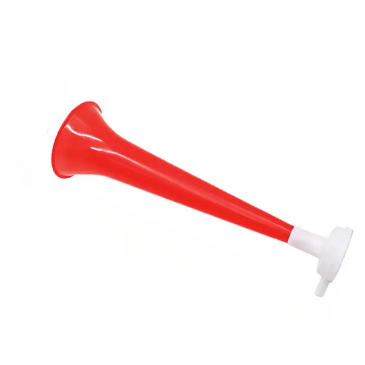 Bocina de plástico para animadoras, accesorios de animación para fanáticos del juego de fútbol, Vuvuzela, Trompeta para niños - 1