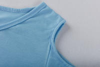 Vestido de manga corta para mujer, camiseta retorcida con hombros descubiertos, Color sólido, verano europeo y americano, primavera y verano - details 16