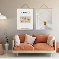 Marco magnético de madera para decoración del hogar, Pintura Artística de desplazamiento colgante con imán, lienzo, póster, pinturas al óleo, sala de estar, 21-60cm - details 2