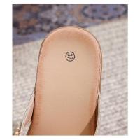 Sandalias Bohemias Mujer 2025 con Cristales - Punta Redonda y Suela Plana |   Zapatos de Verano Elegantes para Playa y Paseos Urbanos - details 37