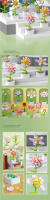 Bloques de construcción de ramo en maceta, montaje de flores eternas, azafrán, lila, Gardenia, modelo de ladrillos, Juguetes Diy para niños, regalos de vacaciones - details 5