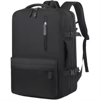 Mochila 40x30x20 Avión, Mochila para equipaje de mano de cabina, Mochila para portátil para viajes en avión, Mochila escolar, Bolsa para hombres y mujeres. NEGRO - 1
