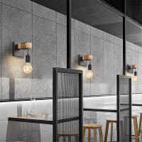 RXUNS Luz de Pared Montada de Madera Sustituto de Lámpara de Pared con Base E26/E27 - details 5