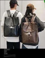 Mochila informal de nueva generación para hombre, bolso de viaje de PU de alta calidad, a la moda, para estudiantes de secundaria, bac - details 1