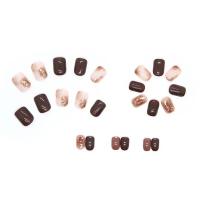 Uñas Postizas Cortas Francésas Minimalistas Con 24 Piezas Y Jelly Gel 1 Archi De Uñas Incluido En El Paquete - details 2