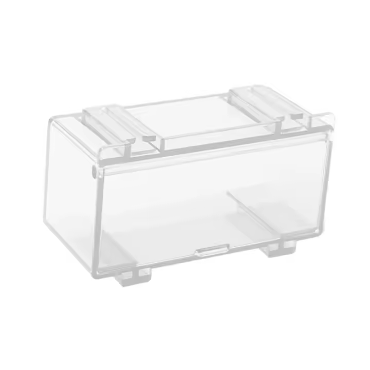Práctica caja de coche modelo de plástico transparente 1:64 caja de juguetes de coche fundido a presión caja de exhibición de coche apilable impermeable regalo para niños - 1
