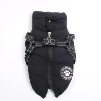 Chaqueta de Abrigo para Mascotas Calentita con Capucha Traje de Correa con Cremallera para Perros y Gatos 4 Colores Disponibles - details 2