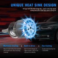 Lámparas De Faros De Coche LED C6 2x H7 H4 Hi/Lo H1 H3 HB3 HB4 9003 HB2 H13 9005 9006 6000K COB 72W 8000LM Universal 12V - details 5
