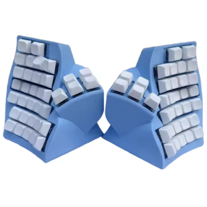 Kit de Teclado Mecánico Vertical Personalizado 3D Monomodo 2.4G Accesorios para Juegos y Ergonomía - 1