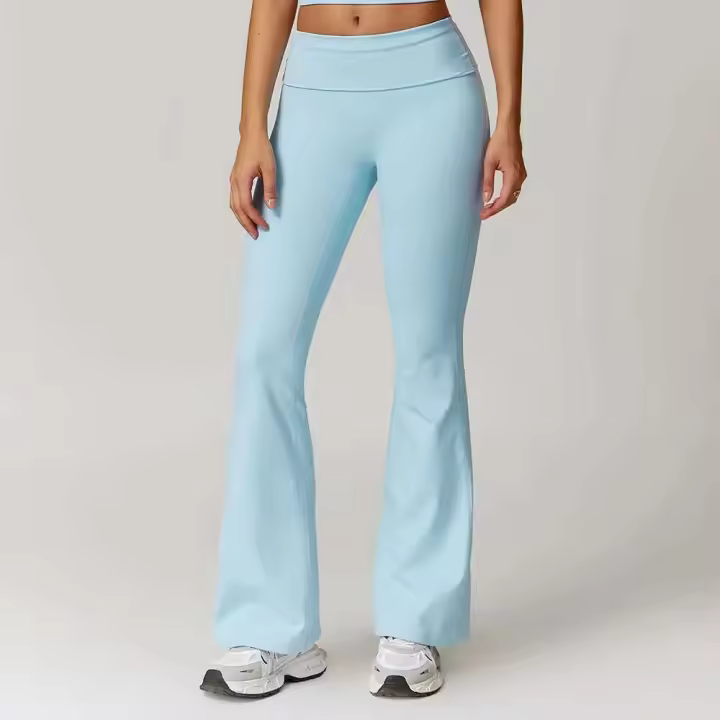 Leggings de yoga con cintura para mujer, pantalones deportivos transpirables de alta elasticidad para levantamiento de cadera, mallas de entrenamiento de gimnasia - 1