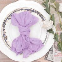 Set de 12 Pañuelos de Mantel de Queso de Gasa Pañuelos de Mesa de Cena para Hogar, Boda, Día de San Valentín, Evento Hecho en China - details 16