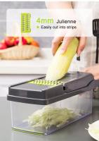 Cortador Multifuncional de Verduras con Cuchilla de Acero Para Batatas Frutas Pulpa de Carne Cortador de Queso Gadgets de Cocina - details 11