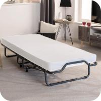 Cama Plegable para Invitados - 90x200 cm - Armazón Metálico Estable - con somier y Funda Protectora - details 0