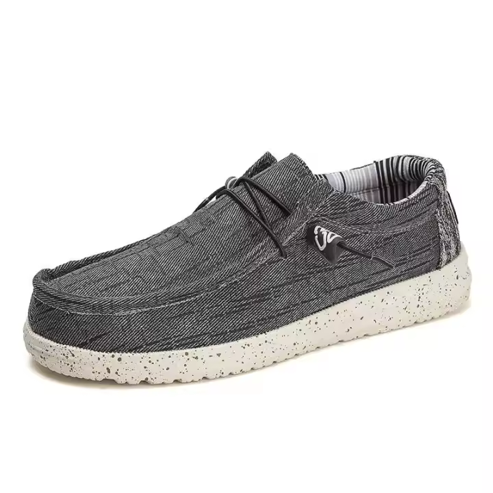 Nueva lona de alta calidad para hombre disponible en tallas grandes 46 47 48 y zapatos de ocio, renombrada marca estadounidense de calzado deportivo - 1