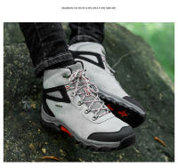 Zapatos de senderismo de cuero de alta calidad para hombre, botas de acampada resistentes al desgaste para exteriores, zapatos de Trekking, zapatillas de caza y escalada - details 19