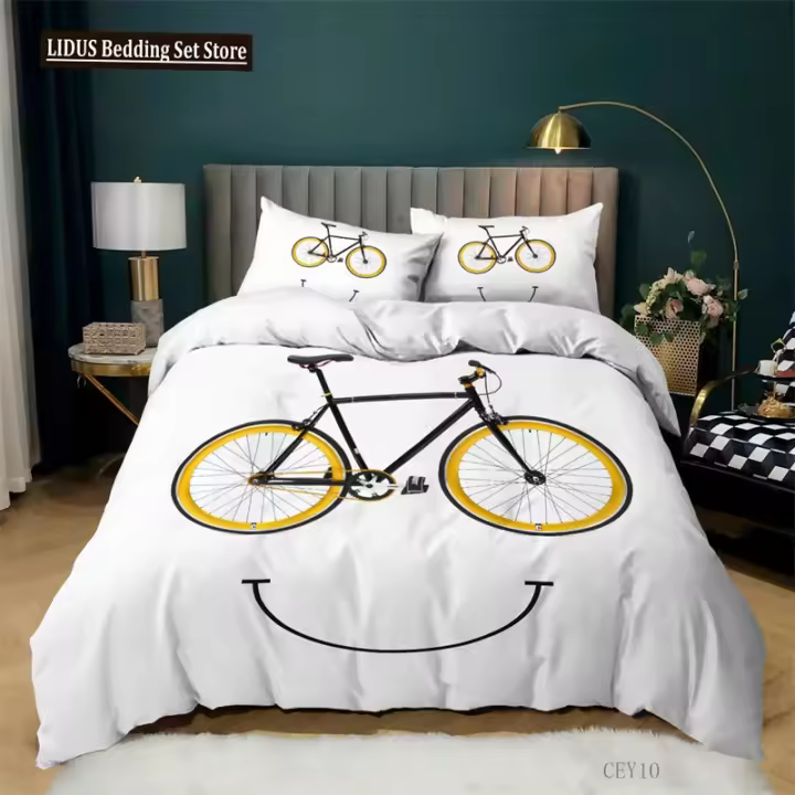 Conjunto de Ropa de Cama de Ciclismo Deportivo Funda de Edredón de Bicicleta de Montaña - 1