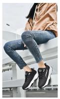 Zapatillas de deporte de cuero PU, hombres casuales, zapatos deportivos para niños, negro puro, talla grande 47 48, tenis para hombres - details 16