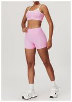 Conjunto de Yoga sin Mangas Estilo Gimnasio para Mujeres Conjunto Deportivo de Primavera/Verano con Levantamiento de Cintura y Cadera Bra+Shorts - details 14