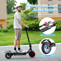 IScooter W7-patinete eléctrico plegable para adultos, patinete eléctrico de 35 KM/H, patinete eléctrico de 350W, patinete de 36V y 7,8Ah - details 4