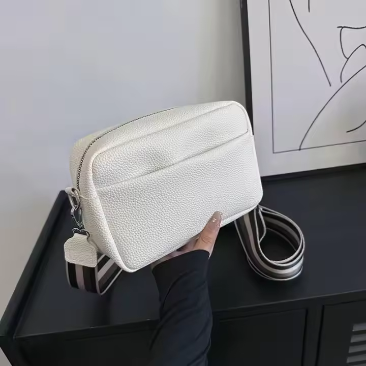 Bolso de mensajero tipo almohada de cuero PU vintage de alta calidad para mujer, bandolera pequeña - 1
