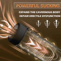 Bomba eléctrica para pene, bomba extensora para agrandar el pene, entrenador de pene, masturbadores masculinos, taza, bomba para pene, Juguetes sexuales para hombres 18+ - details 0