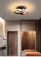 Luz LED Moderna TOMAXIN con Marco Cuadrado Negro y Blanco de 24CM para Iluminación de Salas Dormitorios y Pasados Interiores Ajustable en Color - details 4
