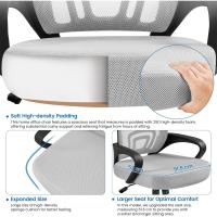 Silla de Oficina Ergonómica Transpirable, Ajustable en Altura, Soporte Lumbar, Giratoria para Max 136 KG - details 35