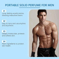 Bálsamo corporal portátil con fragancia fresca y duradera para hombres, Eau De Toilette de madera maciza - details 6