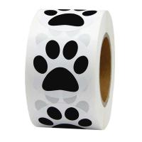 Pegatinas de Sello de Pie de Perro, Gato, Oso 500 Piezas Decoración de Regalo de Cumpleaños - details 1