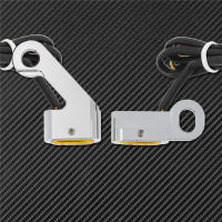 Intermitente LED ámbar para motocicleta, luz de marcha para Harley Touring Electra Glide Road Glide 09-17, Softail Slim FLS, 2 uds. - details 12