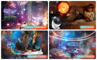 Proyector de Estrellas Para NiñOs y Adultos, luz nocturna estrellada, 12 PelíCulas Hd, Los Mejores Regalos - details 8