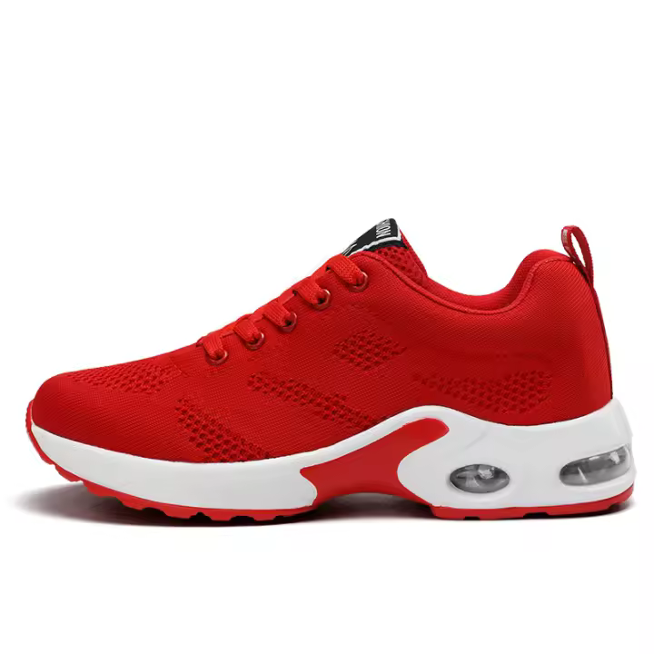 Cordones transpirables, colchón de aire para mujer, deportes de moda para correr - 1