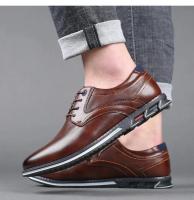 Zapatos de Cuero para Hombres Zapatos Casuales con Suela Gruesa Resistentes al Desgaste - details 7