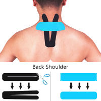 Cinta de kinesiología para deportes, Protector muscular de rodilla, 5cm x 5m - details 2