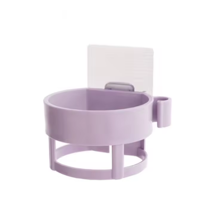 Soporte para secador de pelo sin perforación, estante de almacenamiento para colgar en la pared, estante de almacenamiento para secador de pelo, soporte para secador de pelo de alta calidad - 1
