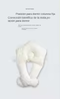 Almohada moldeadora ajustable para bebé recién nacido, almohada para dormir de lado, calmante, posicionamiento, antideslizante de algodón - details 4