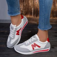 Women's Fashion Sneakers Low Top Lace-Up Breathable PU Leather Casual Running Shoes - details 7