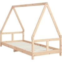 Estructura de Cama Infantil Madera Maciza de Pino 90x190 cm - details 80