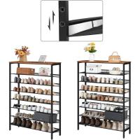 Zapatero de 8 Niveles, Zapatero, Zapatero, 100 x 30 x 137 cm, Plano e Inclinable, para 32-40 Pares, Organizador de Zapatos, para Entrada, Pasillo EBF118XJ01 - details 2