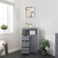Armario de Baño de Madera Diseño de Cajón y Estante Ajustable Ideal para Cocina y Sala de Estar - details 27