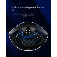 168W Lampara LED UV de Cuero para Uñas Gel con 4 Temporizadores, Sensor Inteligente, Portátil, Placa Base Extraíble, Secador de - details 5