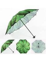 Paraguas Plegable de Viaje Ideal para Lluvia y Sol Diseño de Hoja de Plátano - details 8