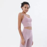 Sujetador deportivo de nailon S-XL para mujer, Bralette, ropa interior transpirable, Leggings deportivos, Top Sexy, 10 colores - details 10