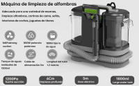 Máquina de limpieza de alfombras y tapicería, limpieza de manchas, tanque de agua grande de lujo, potencia de 500 W, cable de alimentación de 5 m - details 7