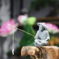 Estatuilla de piedras de arena de ajedrez en miniatura, adorno de Acuario, jardín de hadas, bonsái, Rockery, paisaje nórdico, decoración de habitación - details 10